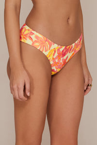 Swim Systems Island Coral Crinkle Rib Hazel Hipster Bottom