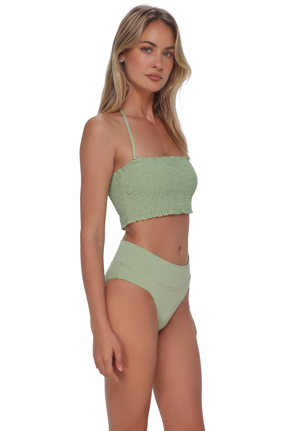 Swim Systems Aloe Lurex Laura Fold Over Bottom