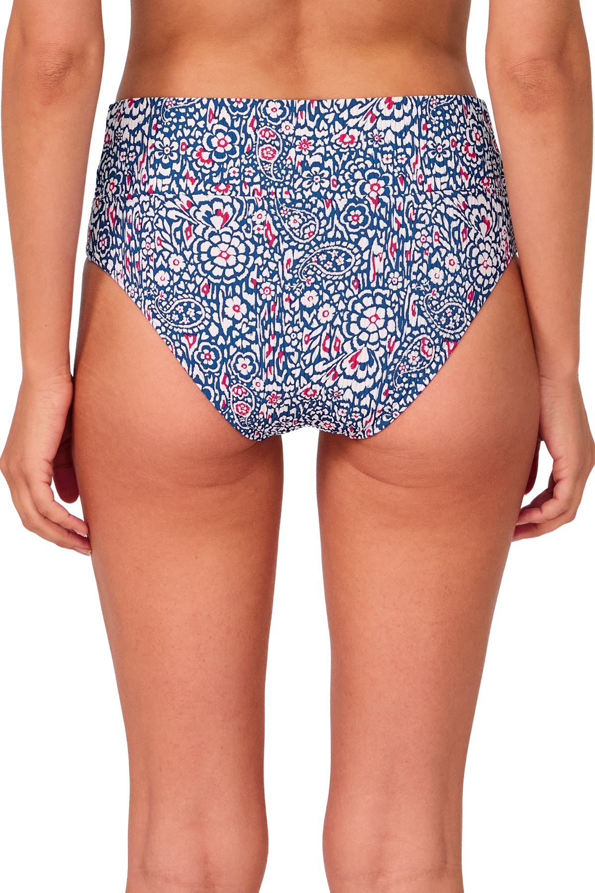 Swim Systems Americana Rib Laura Fold Over Bottom