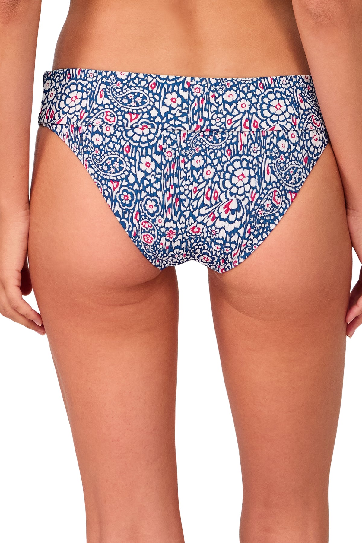 Swim Systems Americana Rib Laura Fold Over Bottom