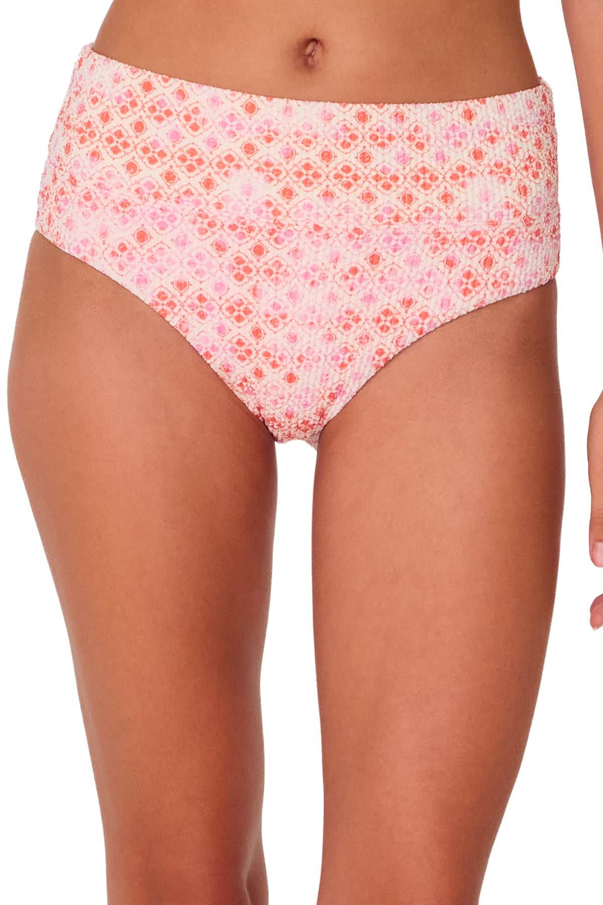 Swim Systems Coral Kiss Scrunch Laura Fold Over Bottom