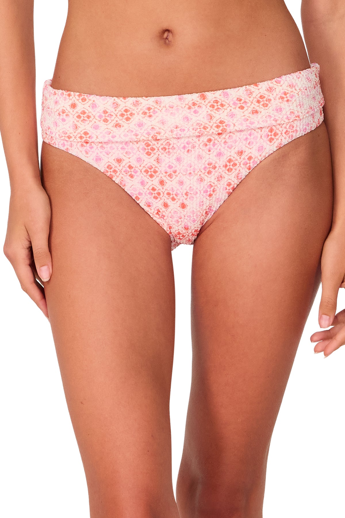 Swim Systems Coral Kiss Scrunch Laura Fold Over Bottom