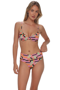 Swim Systems Mod Mirage Lurex Laura Fold Over Bottom