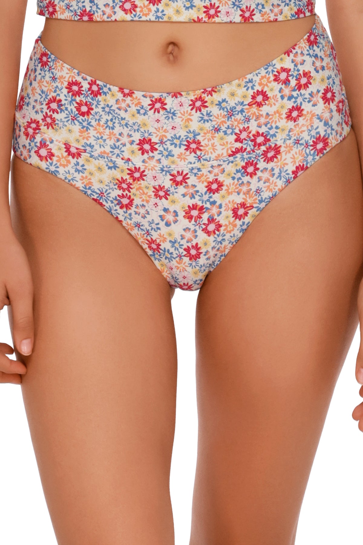 Swim Systems Prairie Petals Laura Fold Over Bottom