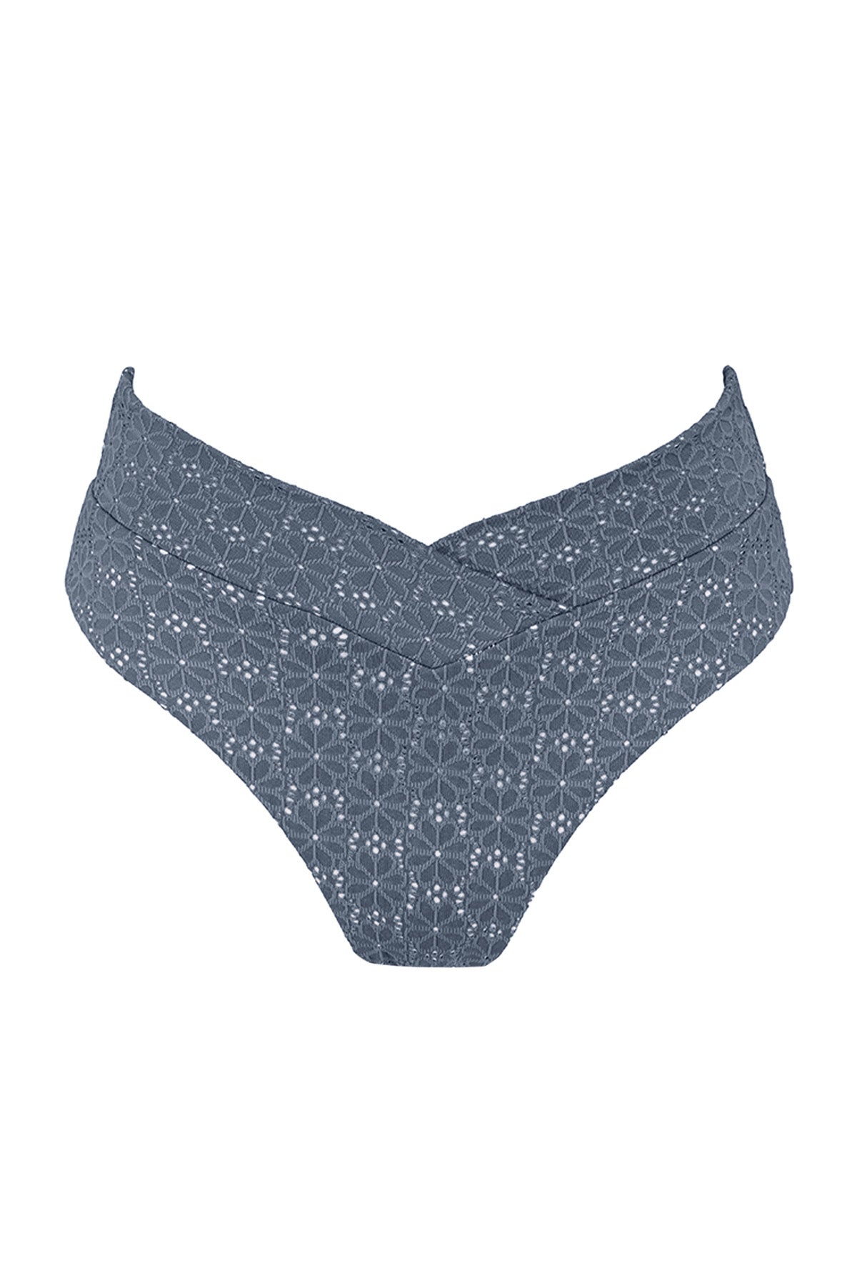 Swim Systems Dusk Daisy Eyelet Delfina V Front Bottom XS / DUSK / B325