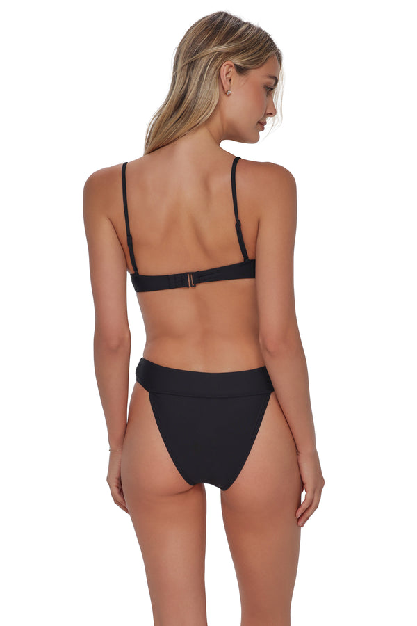 Swim Systems Black Byron High Waist Bottom