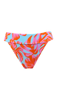 Swim Systems Palm Daze Rib Byron High Waist Bottom