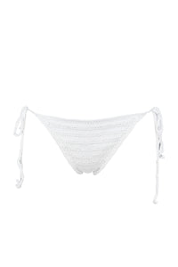 Swim Systems White Crochet Evie Bottom XS / WHTCR / B340