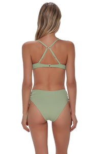 Swim Systems Aloe Lurex Malia High Waist Bottom