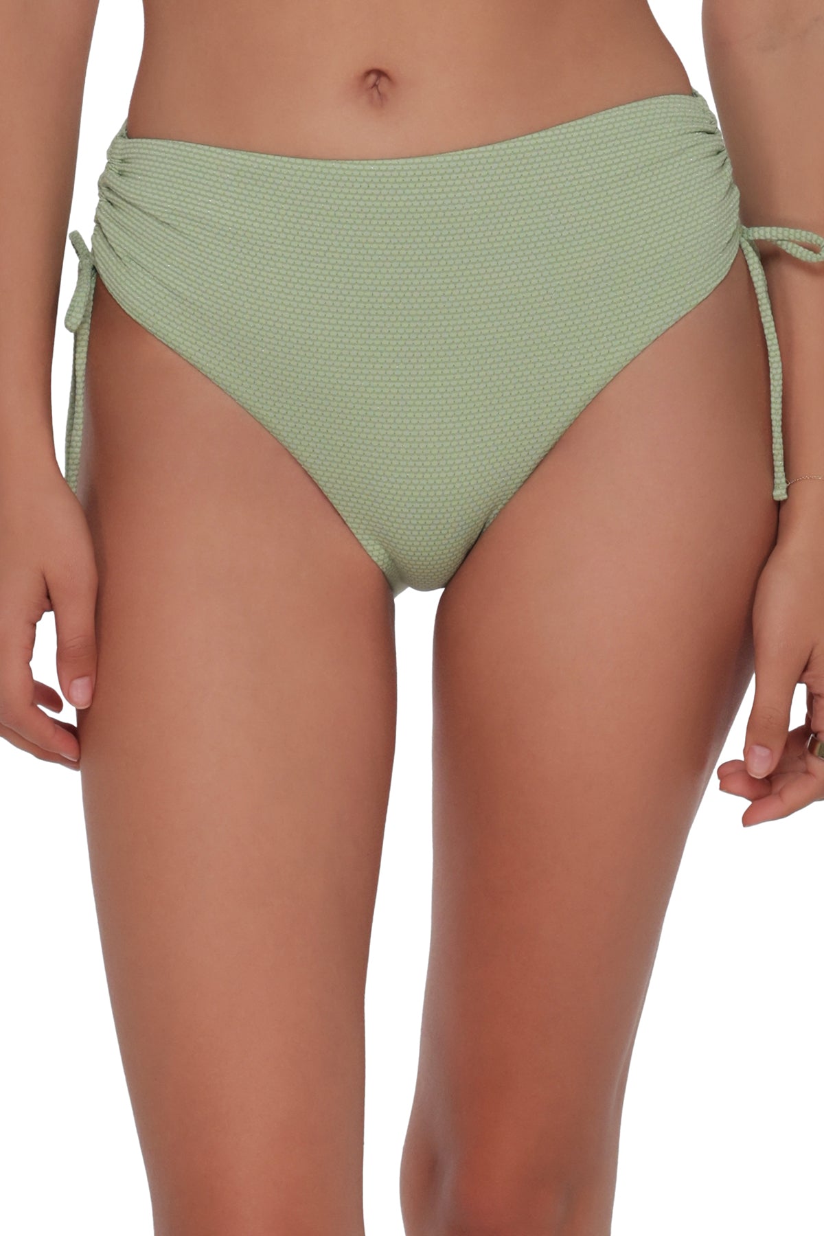 Swim Systems Aloe Lurex Malia High Waist Bottom