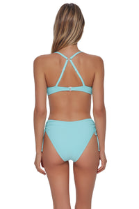 Swim Systems Aqua Haze Rib Malia High Waist Bottom