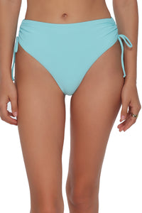 Swim Systems Aqua Haze Rib Malia High Waist Bottom