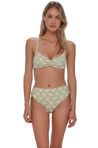Swim Systems Cactus Flower Malia High Waist Bottom