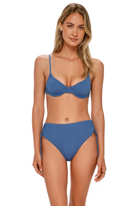 Swim Systems Desert Sky Lurex Malia High Waist Bottom