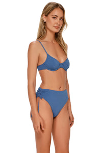 Swim Systems Desert Sky Lurex Malia High Waist Bottom