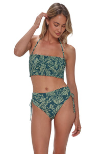 Swim Systems Flutter Lurex Malia High Waist Bottom