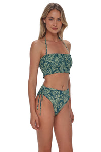 Swim Systems Flutter Lurex Malia High Waist Bottom