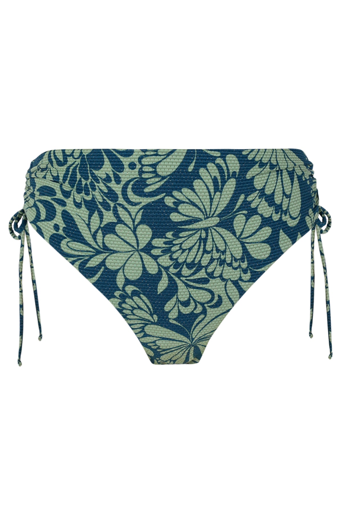 Swim Systems Flutter Lurex Malia High Waist Bottom