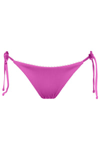 Swim Systems Orchid Rio Rib Pom Pom Tie Side Bottom XS / ORCHD / B355