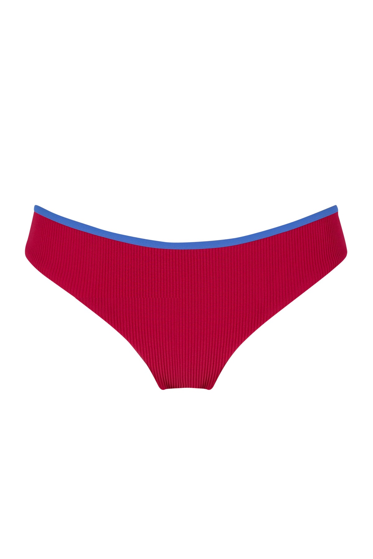 Front pose #1 of a floating garment shot featuring Swim Systems Newport Rib Berkeley Hipster Bottom
