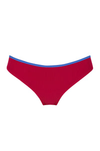 Front pose #1 of a floating garment shot featuring Swim Systems Newport Rib Berkeley Hipster Bottom