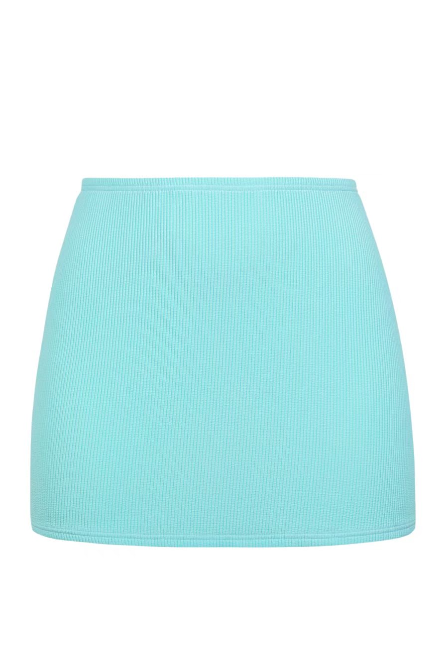 Swim Systems Aqua Haze Rib Bree Mini Skirt Cover-Up