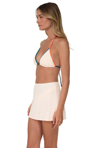 Swim Systems Buttercream Scrunch Bree Mini Skirt Cover-Up