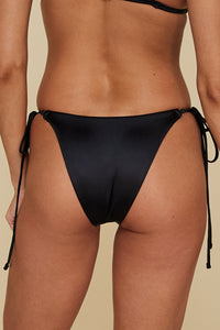 B Swim Black Depth Adriatic Tie-Side Bottom XS / BLADE / L747