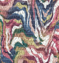 Swim Systems Wild Wanderer abstract gouache zebra stripe pattern in multiple colors, made from recycled fabric