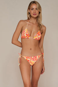 Swim Systems Island Coral Crinkle Rib Kali Tie Side Bottom