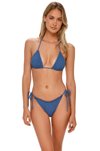 Swim Systems Desert Sky Lurex Kali Triangle Top