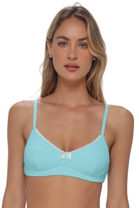 Swim Systems Aqua Haze Rib Pom Pom Annalee Underwire Top