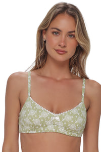 Swim Systems Cactus Flower Pom Pom Annalee Underwire Top