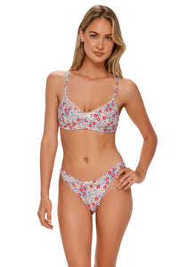 Swim Systems Prairie Petals Pom Pom Annalee Underwire Top