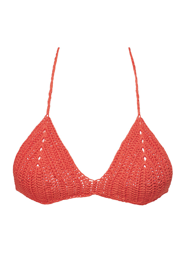 Swim Systems Fiery Red Crochet Carina Top XS / FIECR / T515