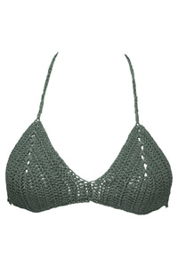 Swim Systems Ivy Green Crochet Carina Top