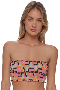 Swim Systems Mod Mirage Lurex Kali Tube Top