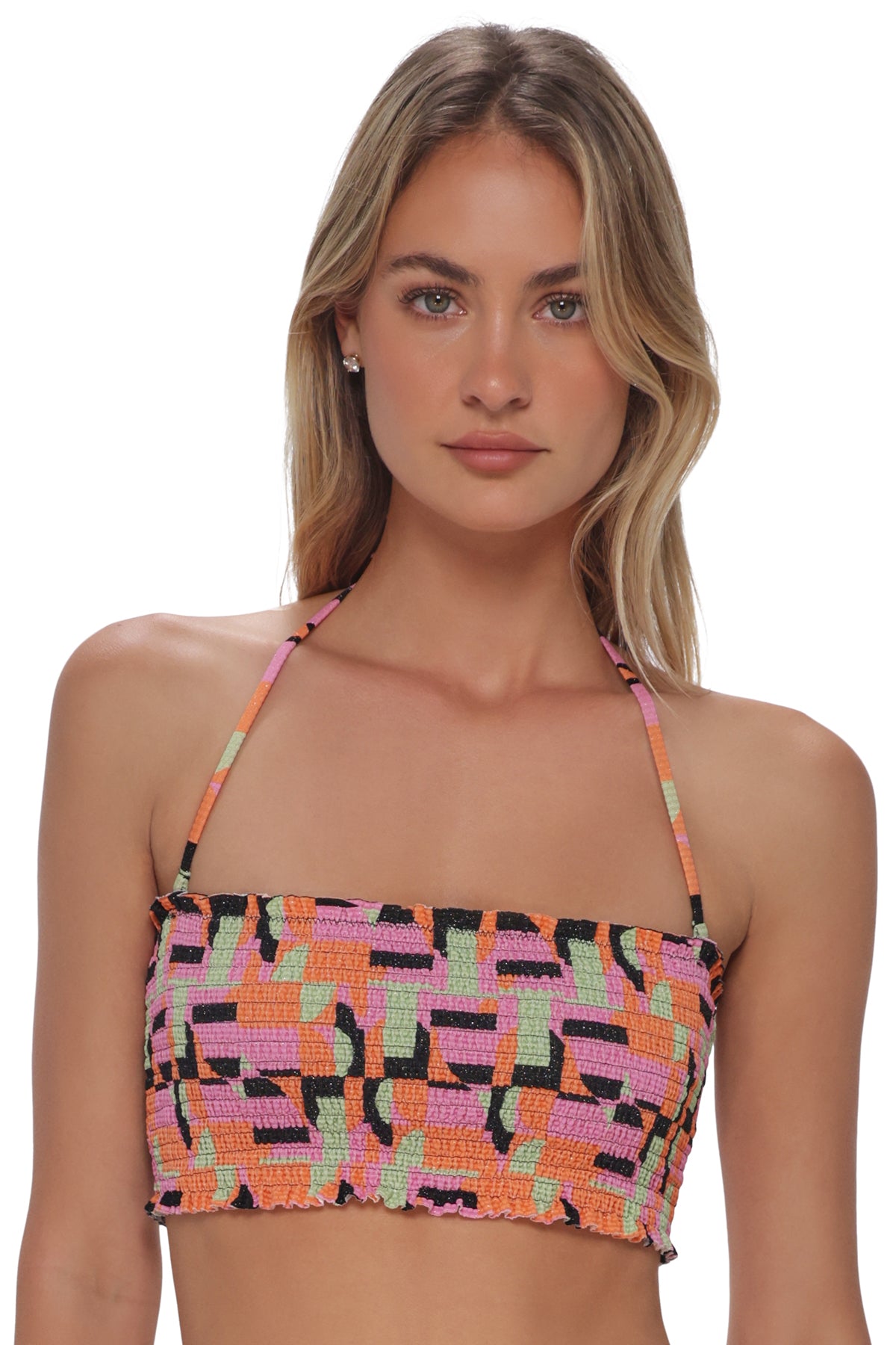 Swim Systems Mod Mirage Lurex Kali Tube Top