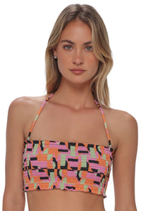 Swim Systems Mod Mirage Lurex Kali Tube Top