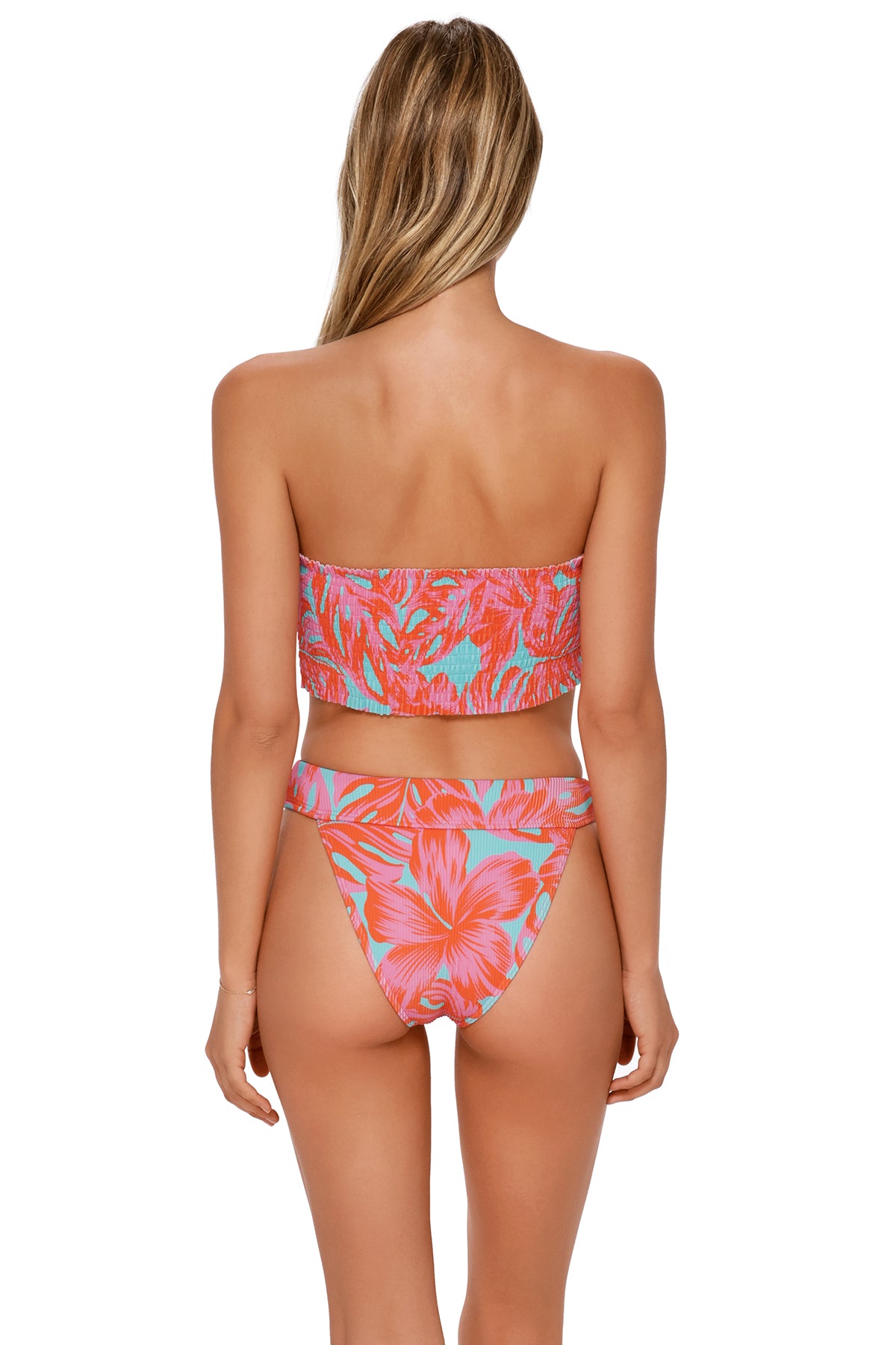 Swim Systems Palm Daze Rib Kali Tube Top