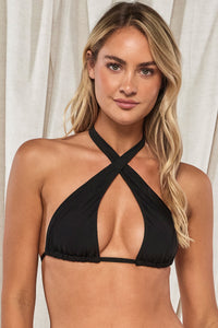 Swim Systems Black Mila Triangle Top