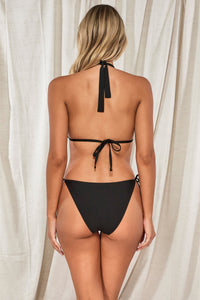 Swim Systems Black McKenna Tie Side Bottom