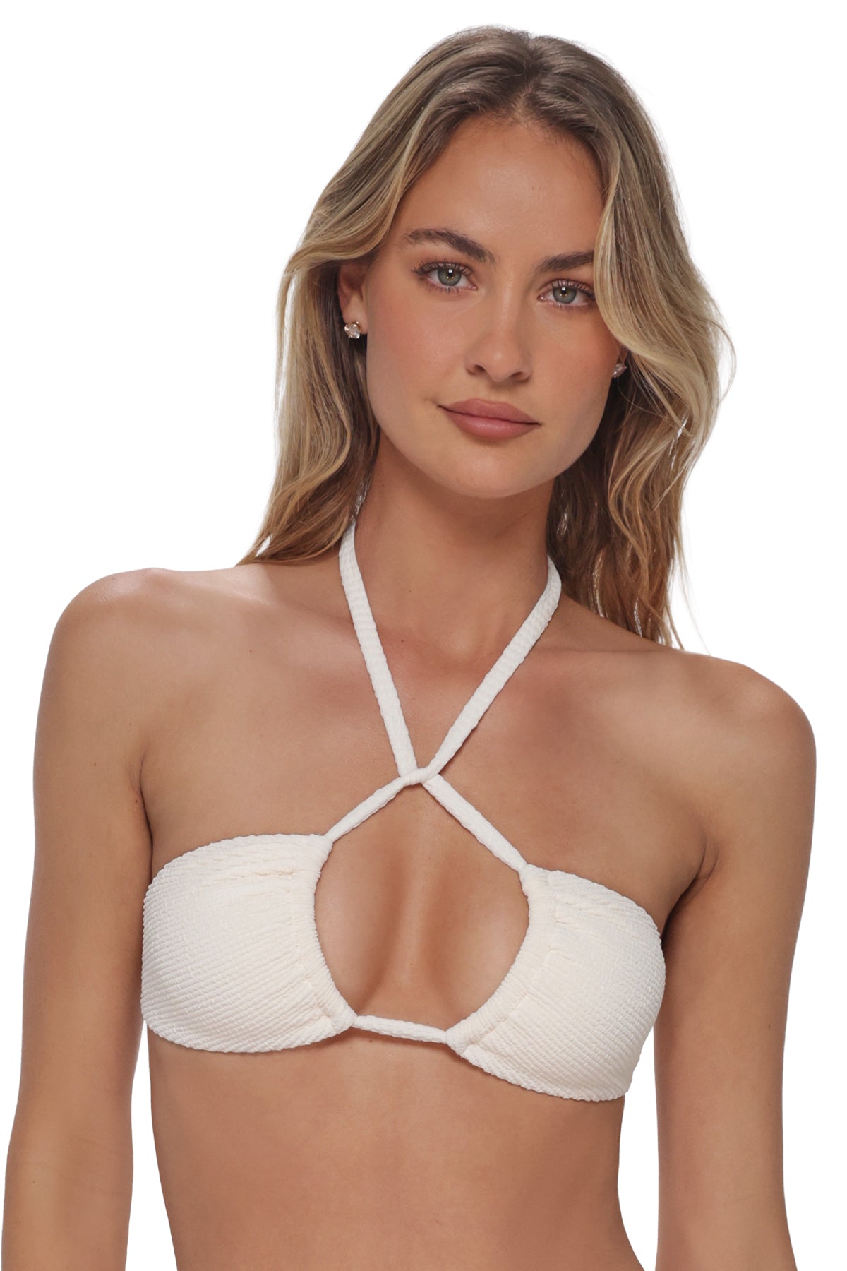 Swim Systems Buttercream Scrunch Mila Triangle Top