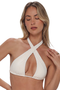 Swim Systems Buttercream Scrunch Mila Triangle Top