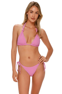 Swim Systems Cotton Candy Scrunch Mila Triangle Top