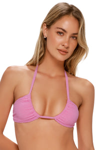 Swim Systems Cotton Candy Scrunch Mila Triangle Top