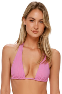 Swim Systems Cotton Candy Scrunch Mila Triangle Top