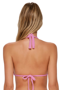 Swim Systems Cotton Candy Scrunch Mila Triangle Top