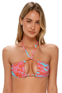Swim Systems Palm Daze Rib Mila Triangle Top