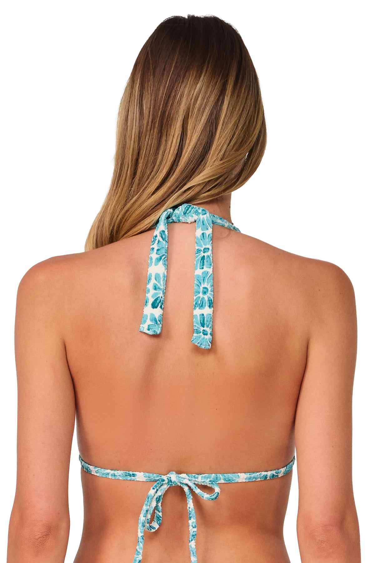 Swim Systems Surf Tile Scrunch Mila Triangle Top